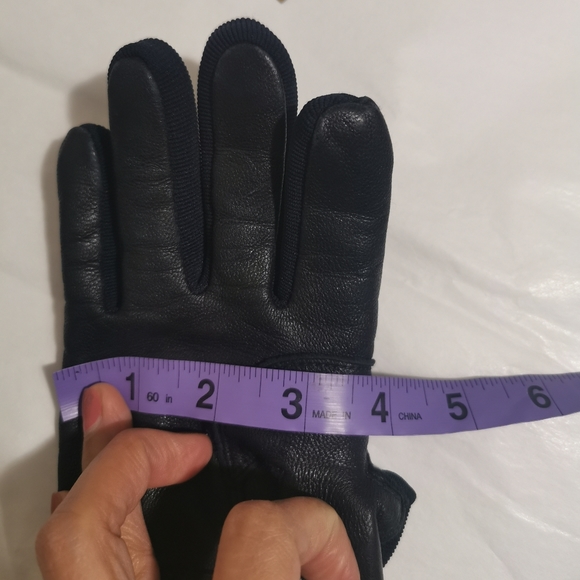 Auclair moto gloves leather and fabric combination - Picture 6 of 7